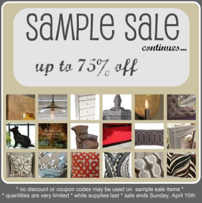 sample sale 75