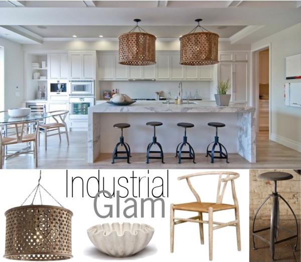 Industrial Glam Kitchen/Dining Room Clayton Gray Home BlogClayton
